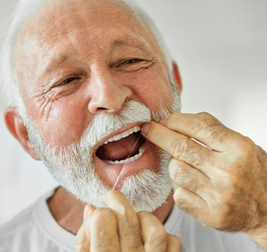 Daily benefits of dental implants include easier cleaning options