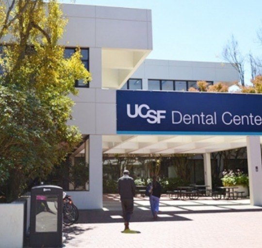 Exterior of building at the Univesity of California San Francisco Dental Center
